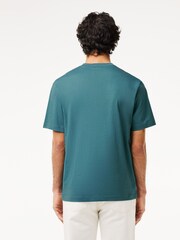 Lacoste French Iconics Varsity Logo 100% Cotton T-Shirt - Image 2 of 6