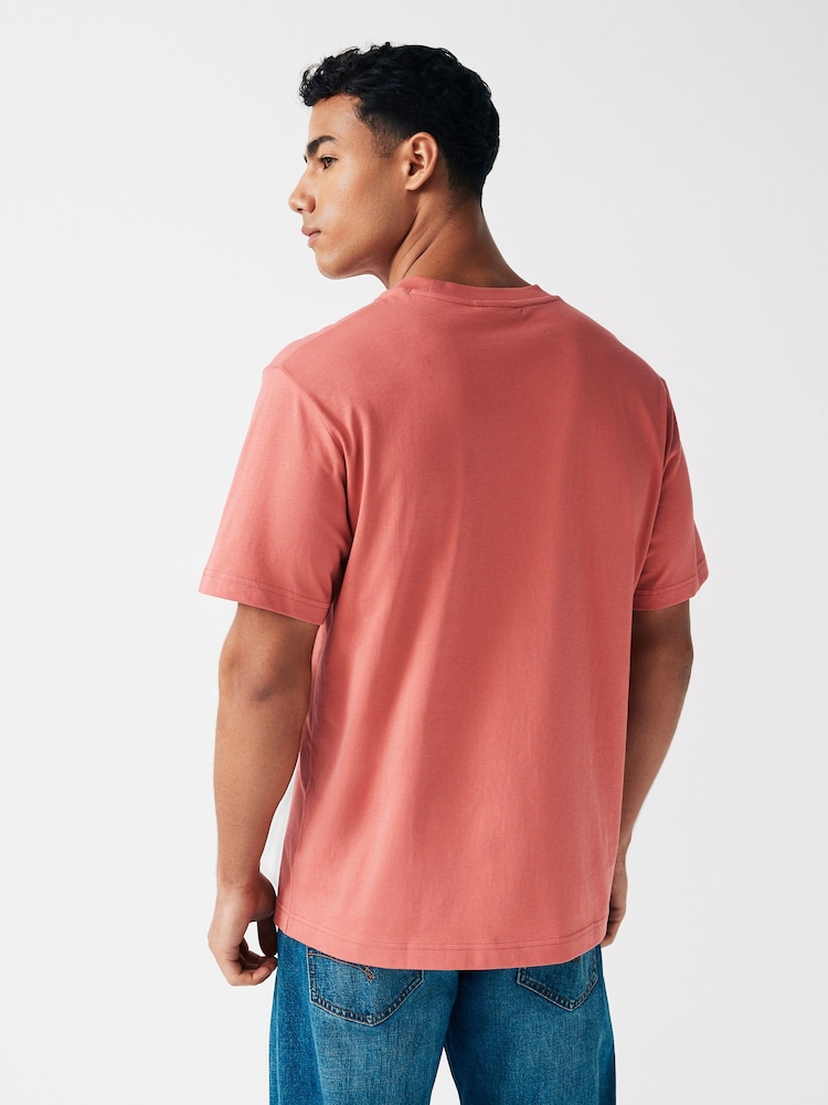 Lacoste Relaxed Fit Jersey 100% Cotton T-Shirt - Image 2 of 4