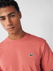 Lacoste Relaxed Fit Jersey 100% Cotton T-Shirt - Image 3 of 4