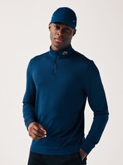 Lacoste Navy Golf Ultra-Dry Stretch Sweatshirt - Image 1 of 4
