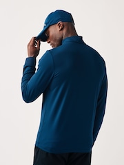 Lacoste Navy Golf Ultra-Dry Stretch Sweatshirt - Image 2 of 4