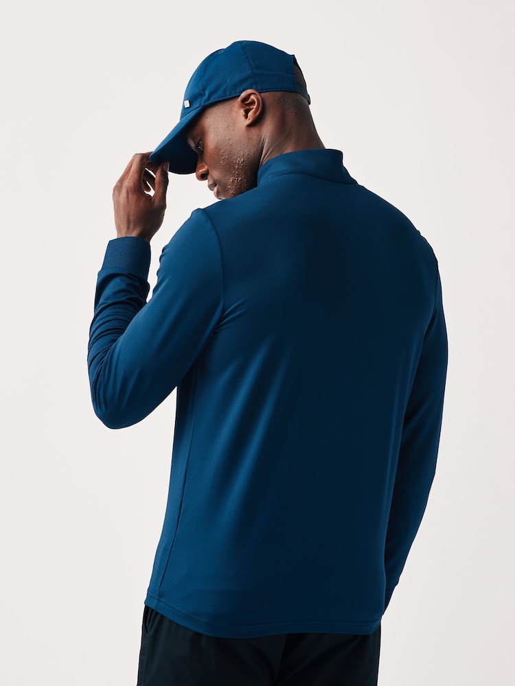 Lacoste Navy Golf Ultra-Dry Stretch Sweatshirt - Image 2 of 4