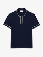 Lacoste Navy Contrast Tipping Paris Polo Shirt - Image 5 of 7