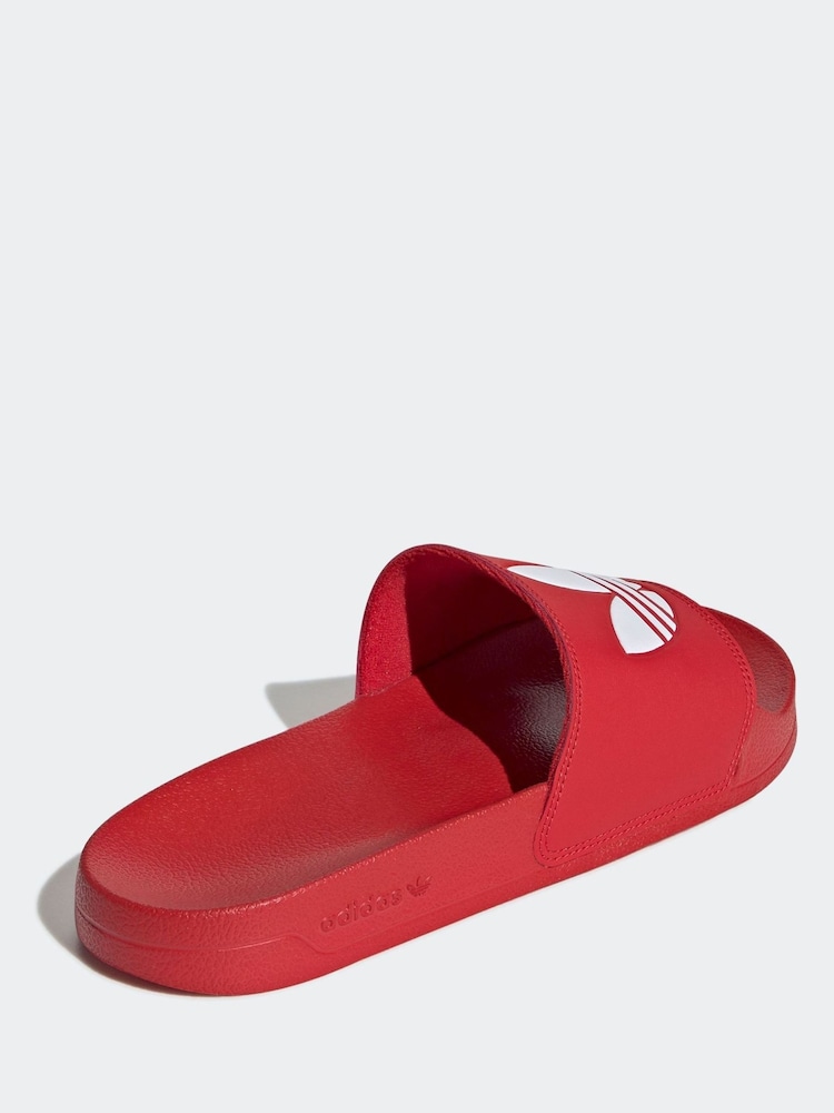 adidas Red Originals Adilette Lite Slides - Image 3 of 8