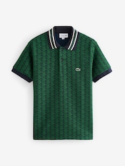 Lacoste Monogram Polo Shirt - Image 8 of 10