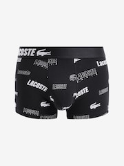Lacoste French Iconics Homme Noir Trunks 3 PK - Image 2 de 12