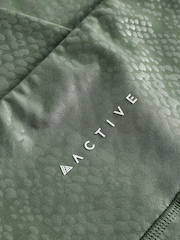 Khaki Green Active High Rise Sports Sculpting Leggings - Image 7 of 7