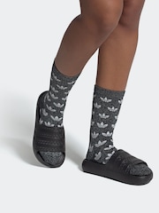 adidas Originals Black Adilette Ayoon Slides - Image 1 of 11