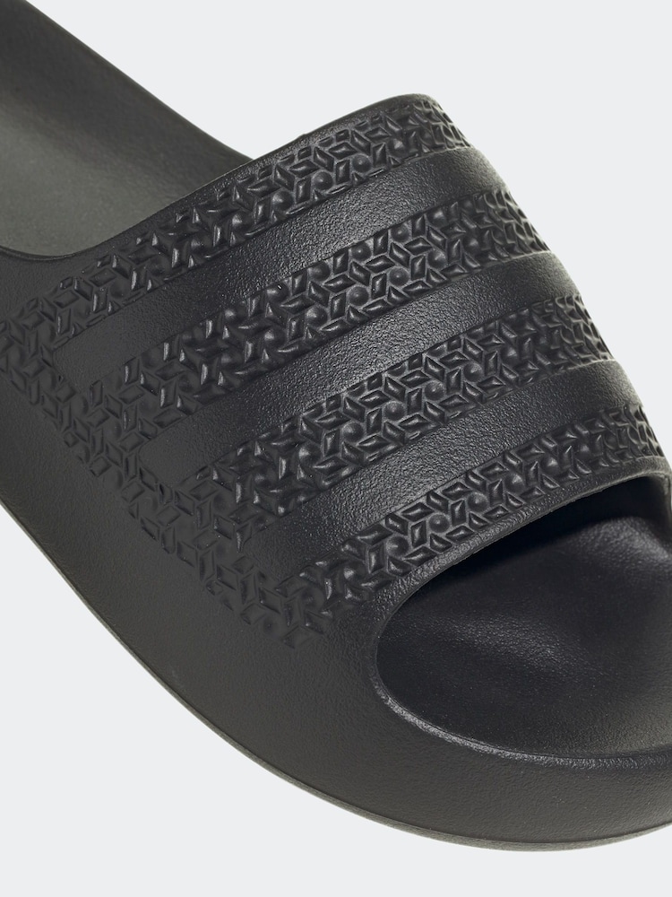 adidas Originals Black Adilette Ayoon Slides - Image 11 of 11