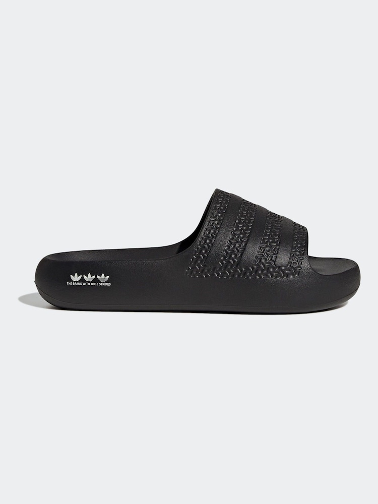 adidas Originals Black Adilette Ayoon Slides - Image 2 of 11