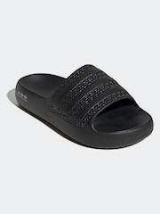 adidas Originals Black Adilette Ayoon Slides - Image 4 of 11