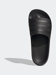 adidas Originals Black Adilette Ayoon Slides - Image 6 of 11