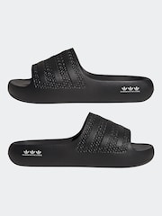 adidas Originals Black Adilette Ayoon Slides - Image 8 of 11