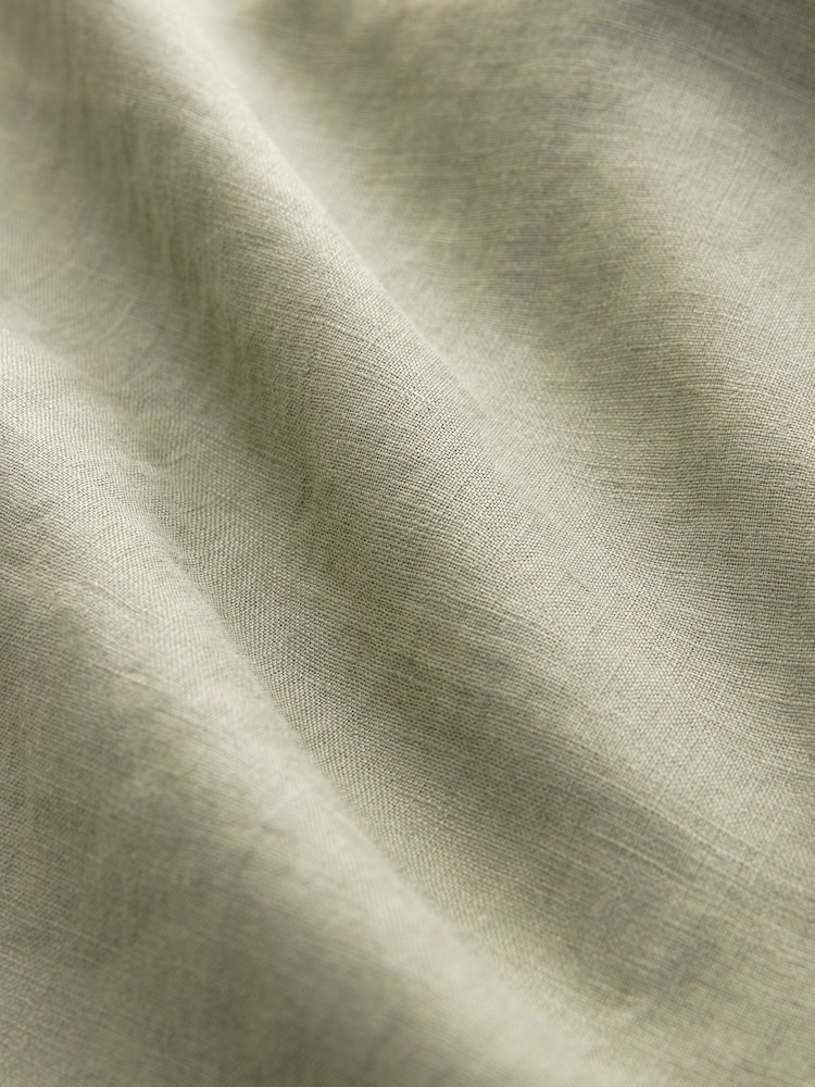 Khakigrün - Premium-Kaftan aus 100 % Leinen - Bild 8 von 8 Khakigrün - Premium-Kaftan aus 100 % Leinen - Bild 8 von 8
