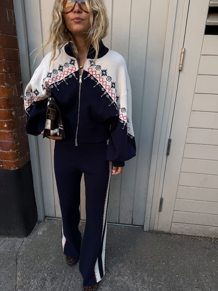 Never Fully Dressed Zip up Knitted Cardigan - Billede 4 af 4