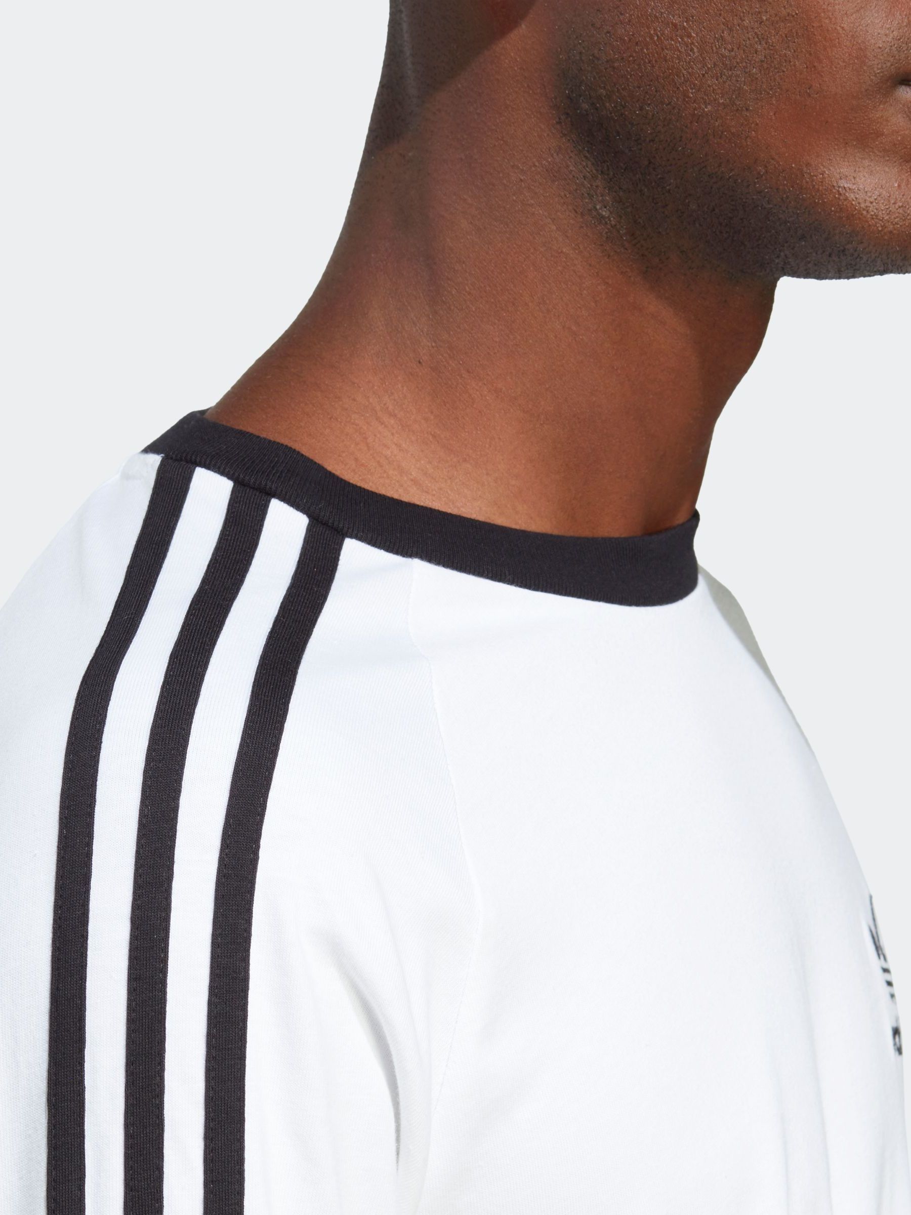Buy adidas Originals White 100% Cotton Adicolor Classics 3