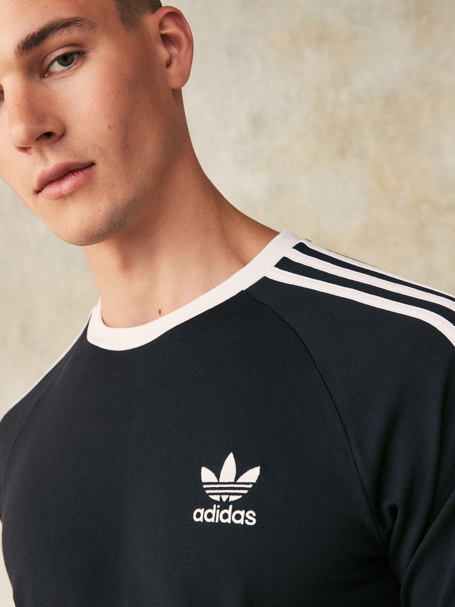 Buy adidas Originals Black Adicolor Classics 3-Stripes Long