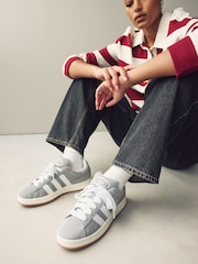 adidas Originals Grey Campus 00s Trainers - Image 1 of 12