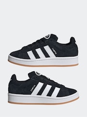 adidas Black/White Junior Campus 00s Trainers - Image 4 of 9