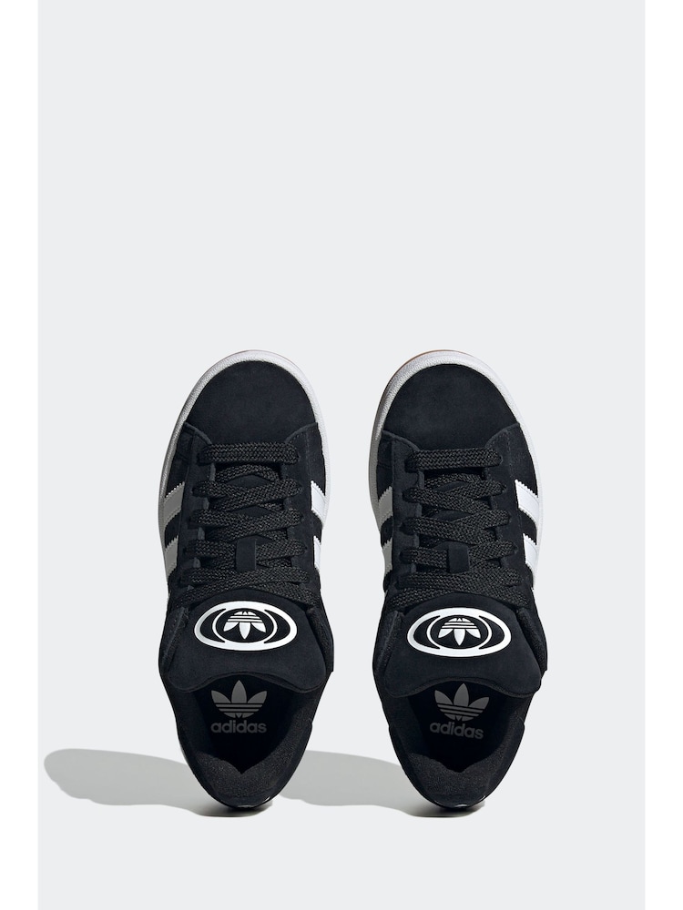 adidas Black/White Junior Campus 00s Trainers - Image 6 of 9