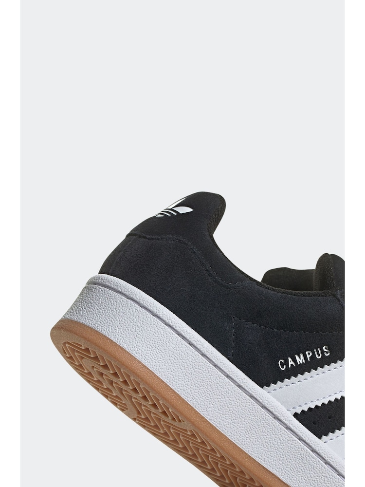 adidas Black/White Junior Campus 00s Trainers - Image 9 of 9