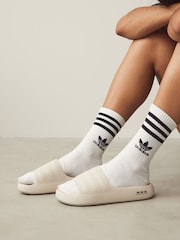 adidas Originals Brown Adilette Ayoon Slides - Image 1 of 12