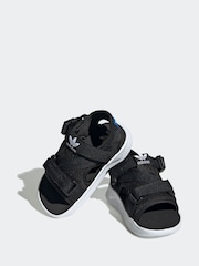 adidas Originals 360 3.0 Black Sandals - Image 4 of 9