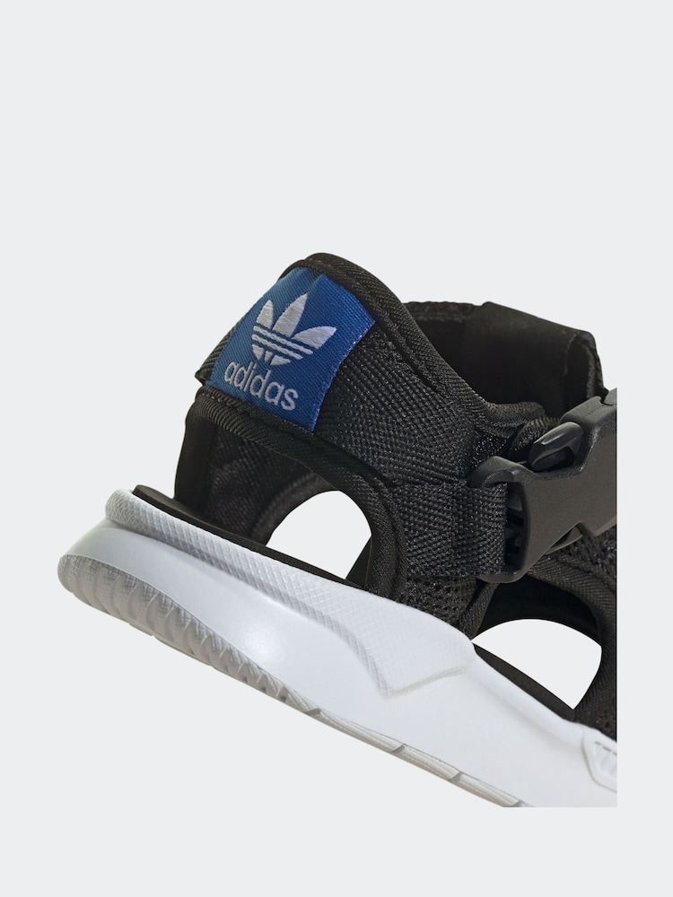 adidas Originals 360 3.0 Black Sandals - Image 9 of 9