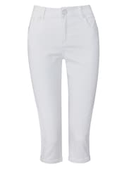 Joe Browns White Essentials Stretch Capri Trousers - Image 3 of 3