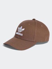 Коричневый - Бейсболка adidas Originals Trefoil 100% Cotton - Изображение 1 из 4