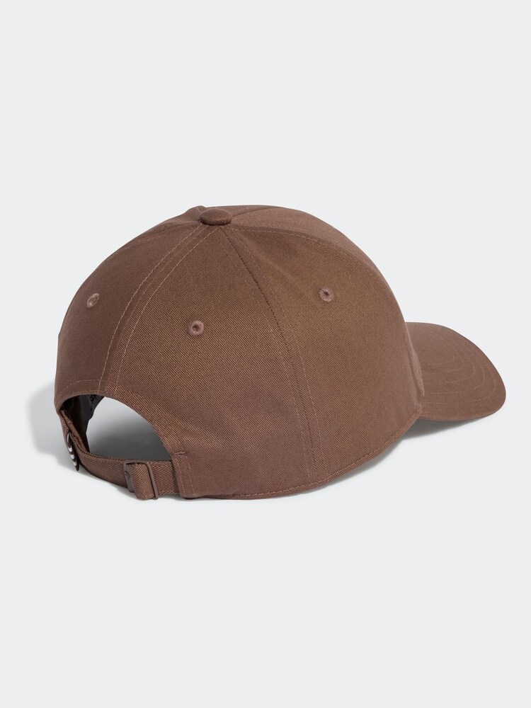 Коричневый - Бейсболка adidas Originals Trefoil 100% Cotton - Изображение 2 из 4