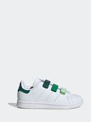 adidas Originals Kids Stan Smith White Trainers - Image 1 of 8