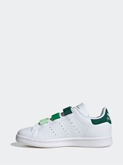 adidas Originals Kids Stan Smith White Trainers - Image 2 of 8