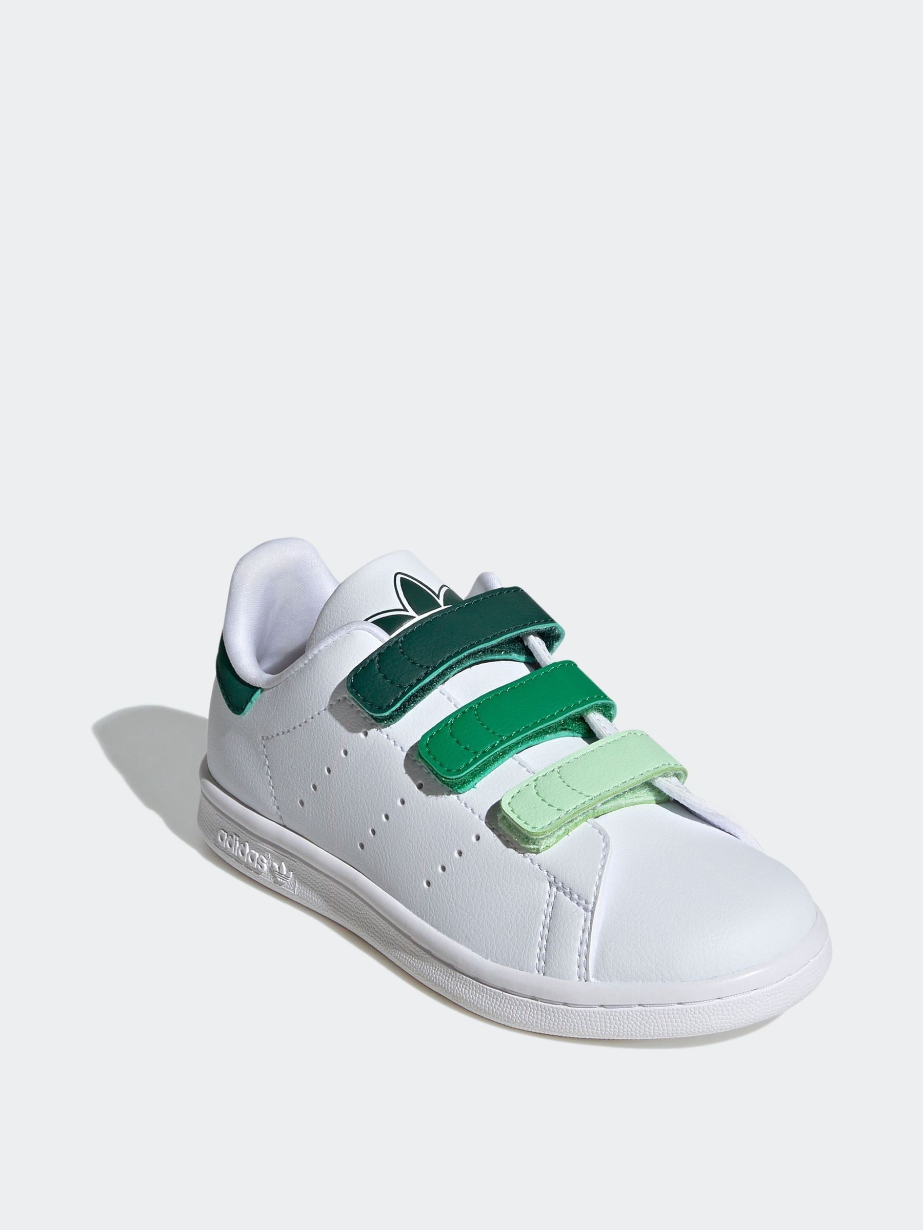 Buy adidas Originals Kids Stan Smith White Trainers from Next Luxembourg