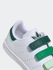 adidas Originals Kids Stan Smith White Trainers - Image 7 of 8