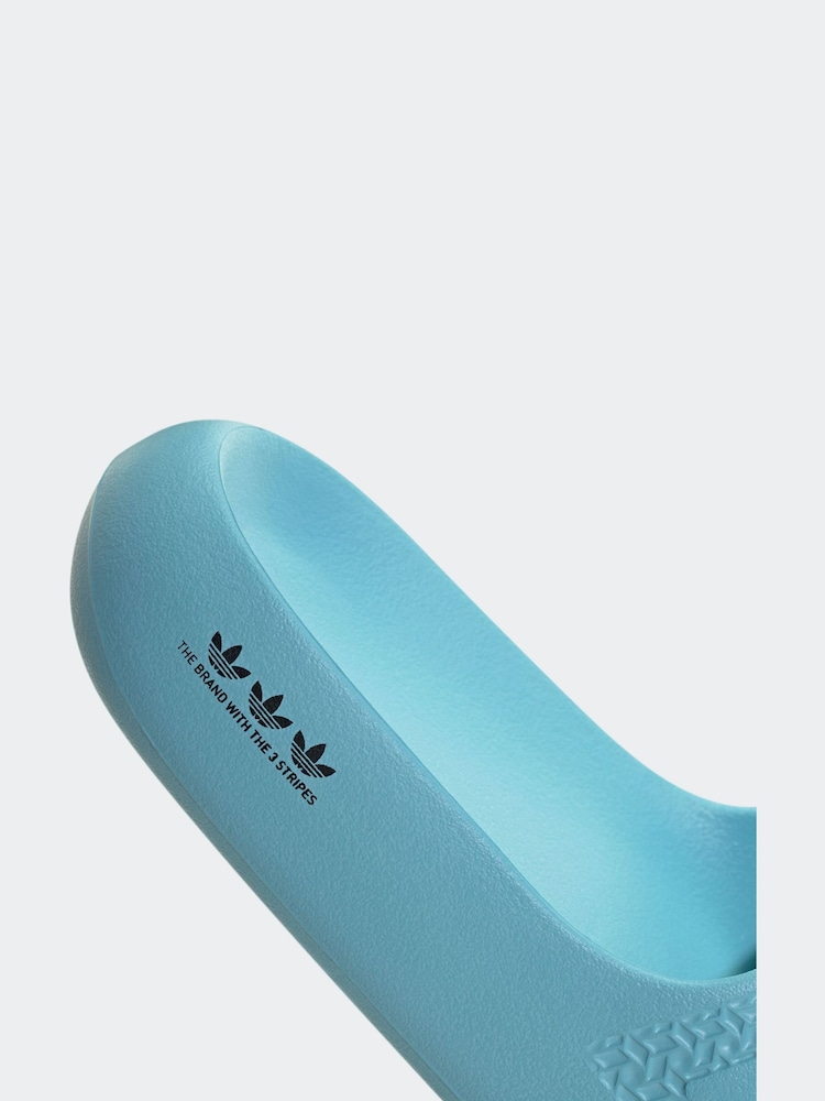adidas originals Blue Adilette Ayoon Sandals - Image 8 of 8