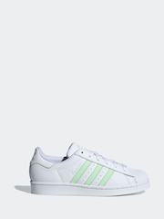 adidas Originals White Superstar Trainers - Image 1 of 8