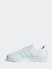 adidas Originals White Superstar Trainers - Image 2 of 8