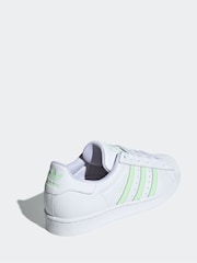 adidas Originals White Superstar Trainers - Image 3 of 8