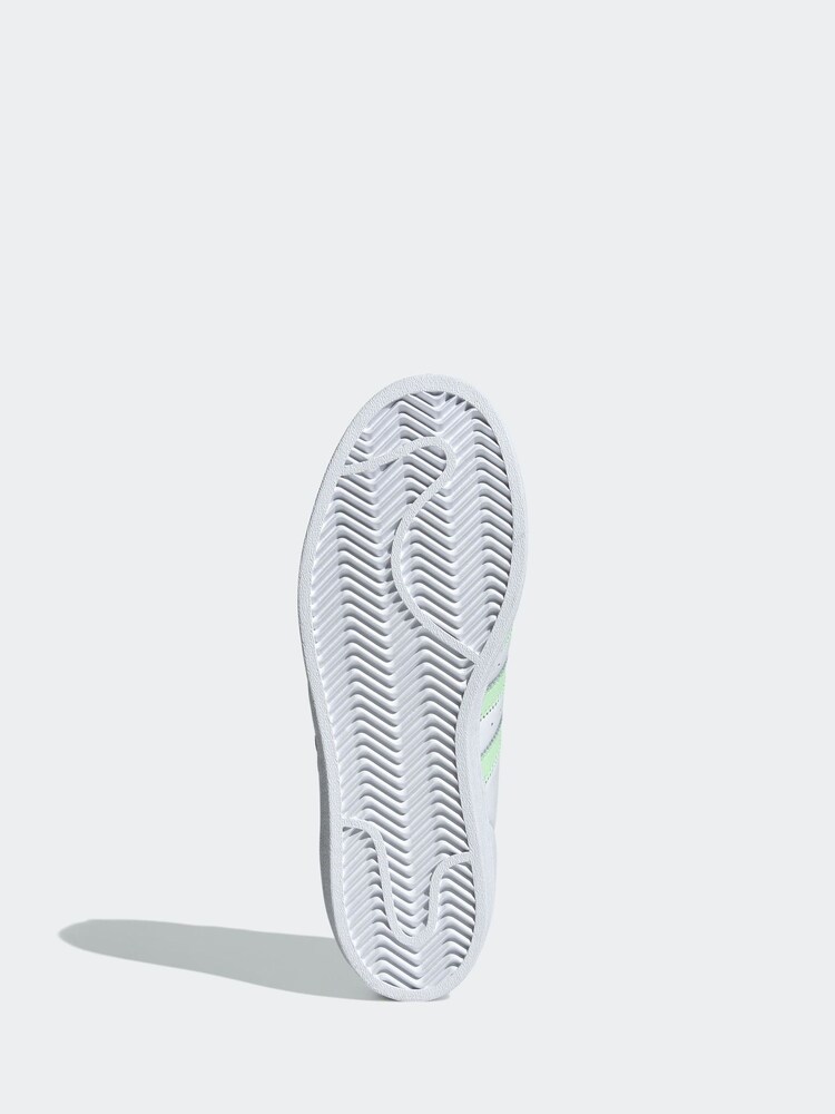 adidas Originals White Superstar Trainers - Image 6 of 8