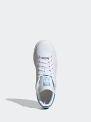 adidas Originals Blue/White Stan Smith Trainers - Image 5 of 8