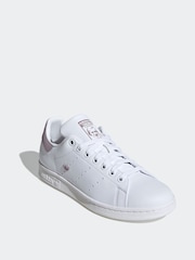 adidas Originals Stan Smith White Trainers - Image 4 of 9