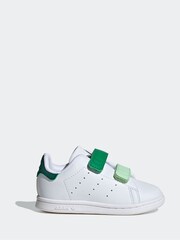 adidas Originals Stan Smith Comfort Closure White Trainers - Image 1 of 7