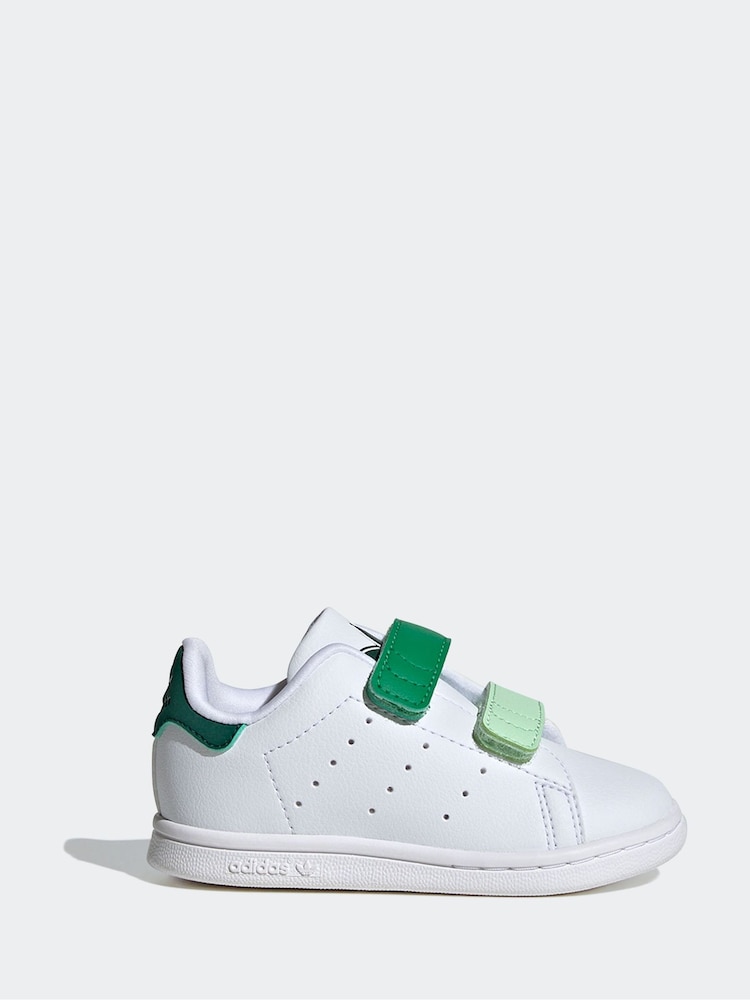 adidas Originals Stan Smith Comfort Closure White Trainers - Image 1 of 7