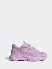 adidas Originals Purple Ozweego Trainers - Image 3 of 9