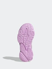 adidas Originals Purple Ozweego Trainers - Image 4 of 9