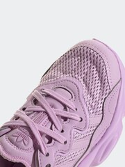 adidas Originals Purple Ozweego Trainers - Image 6 of 9