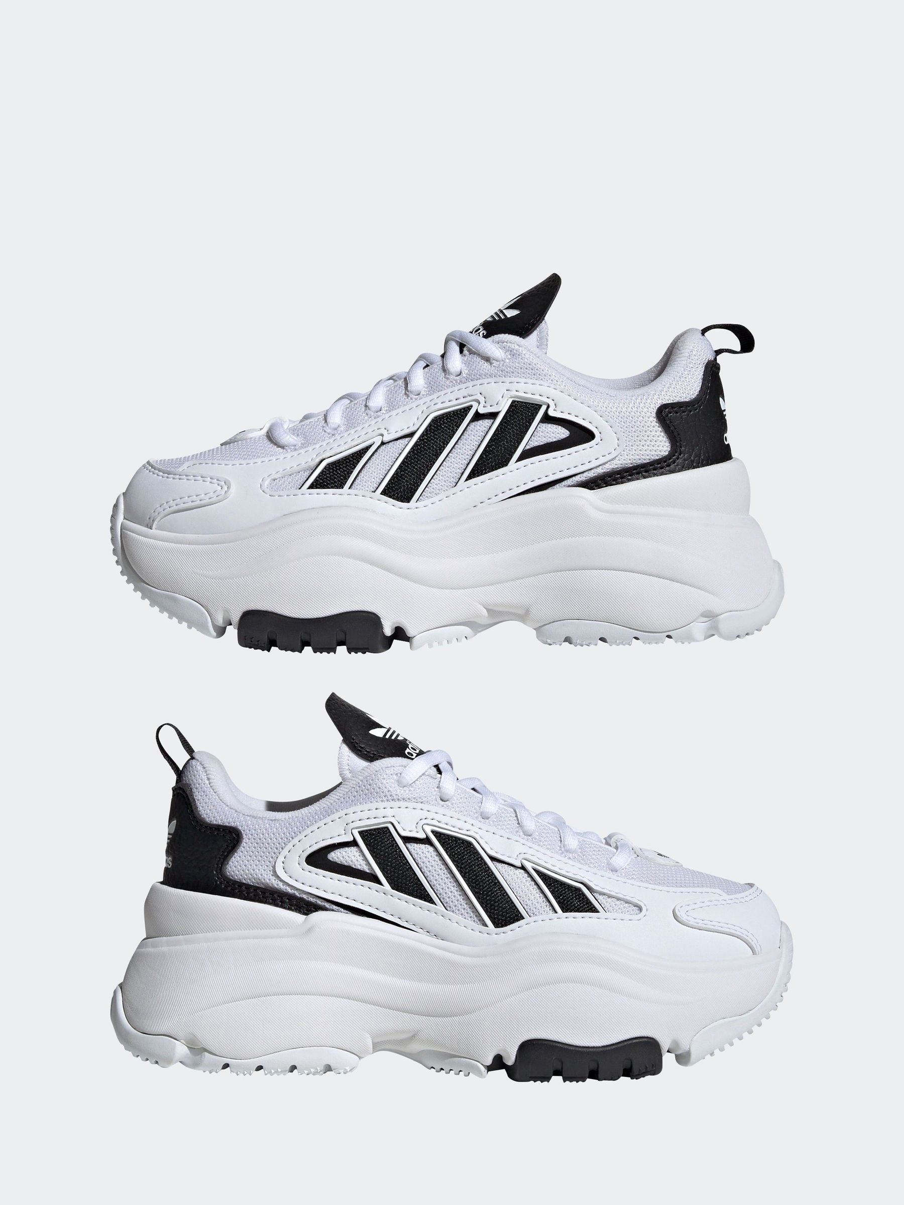 White adidas trainers size 8 on sale