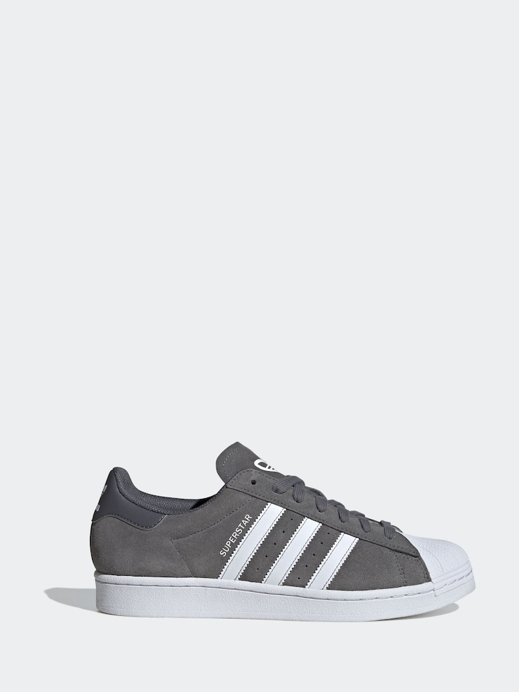 adidas Originals Grey Superstar Traniers - Image 1 of 8
