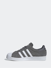 adidas Originals Grey Superstar Traniers - Image 2 of 8